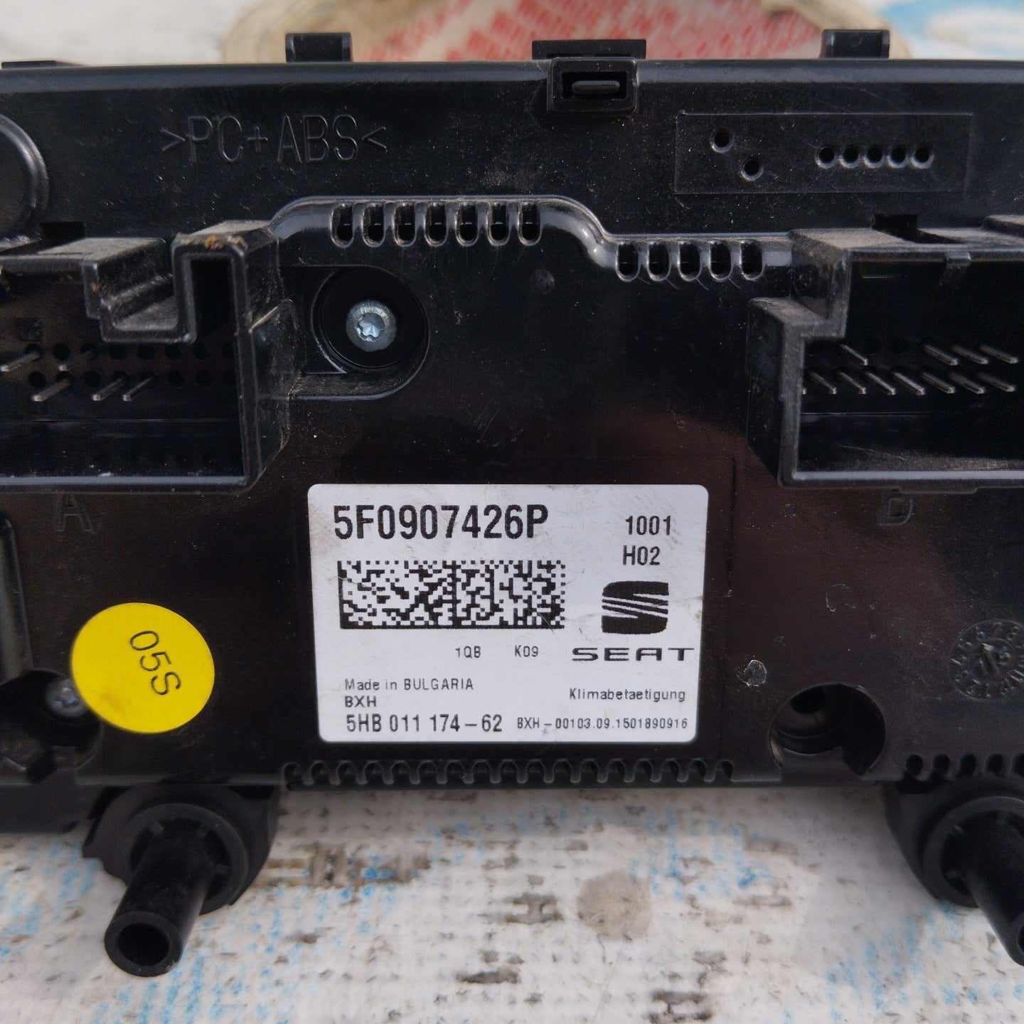 Seat Leon 2016 Manuelles Klimabedienteil Code 5F0907426p ecoAG5063