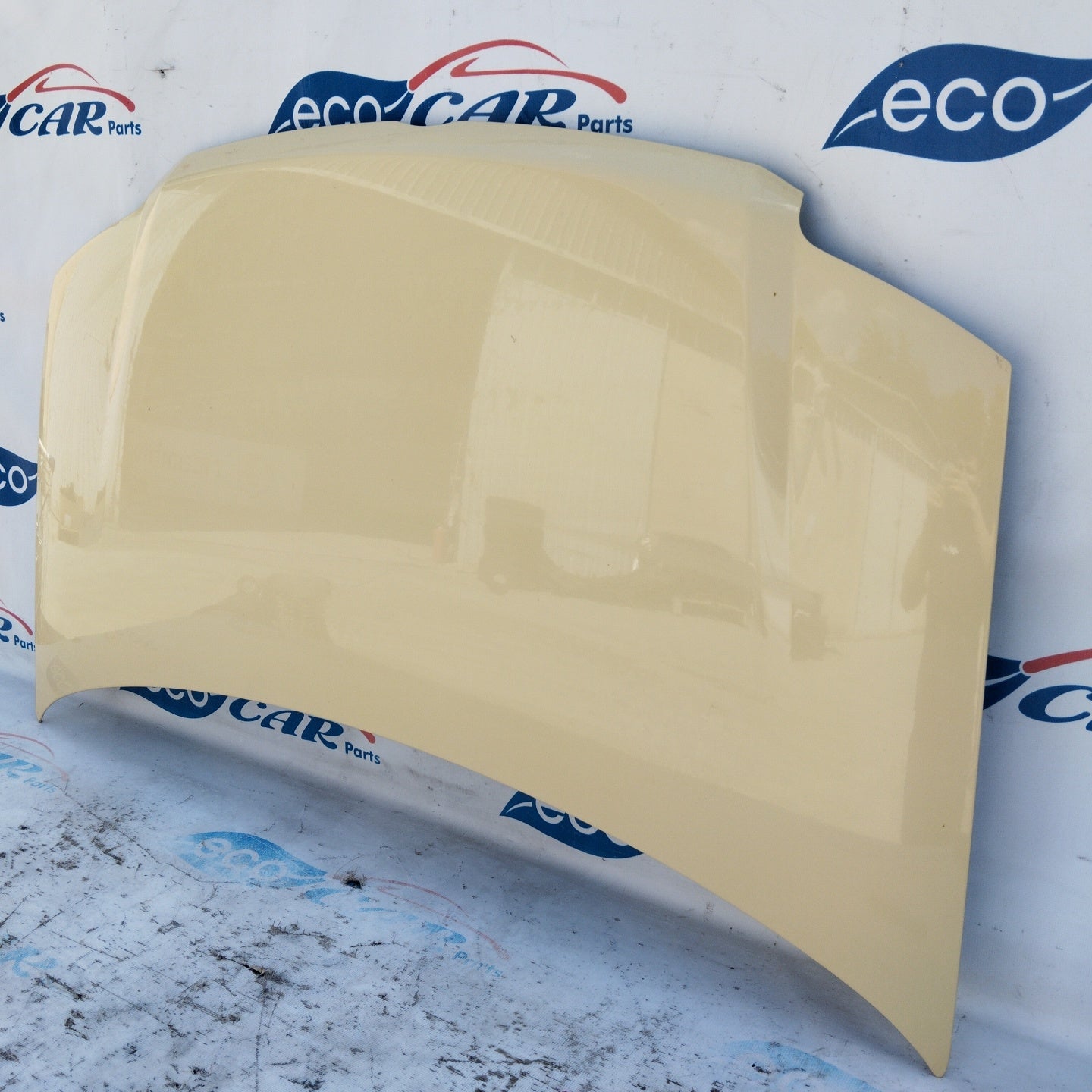 Strohgelbe Motorhaube Fiat Panda 169 ecoAG5068