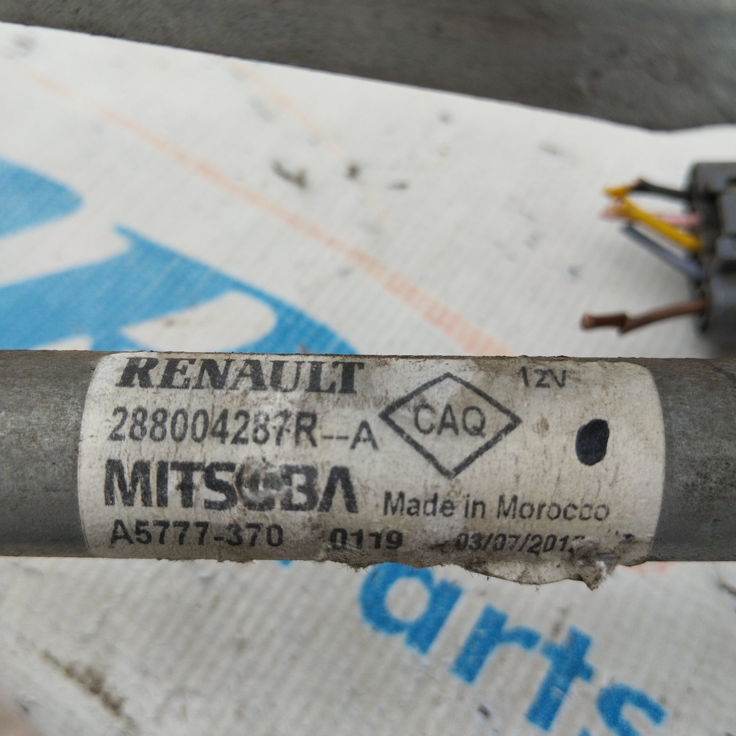 Front windshield wiper motor Dacia Lodgy 2012 Cod. 288004287r ecoAG5064