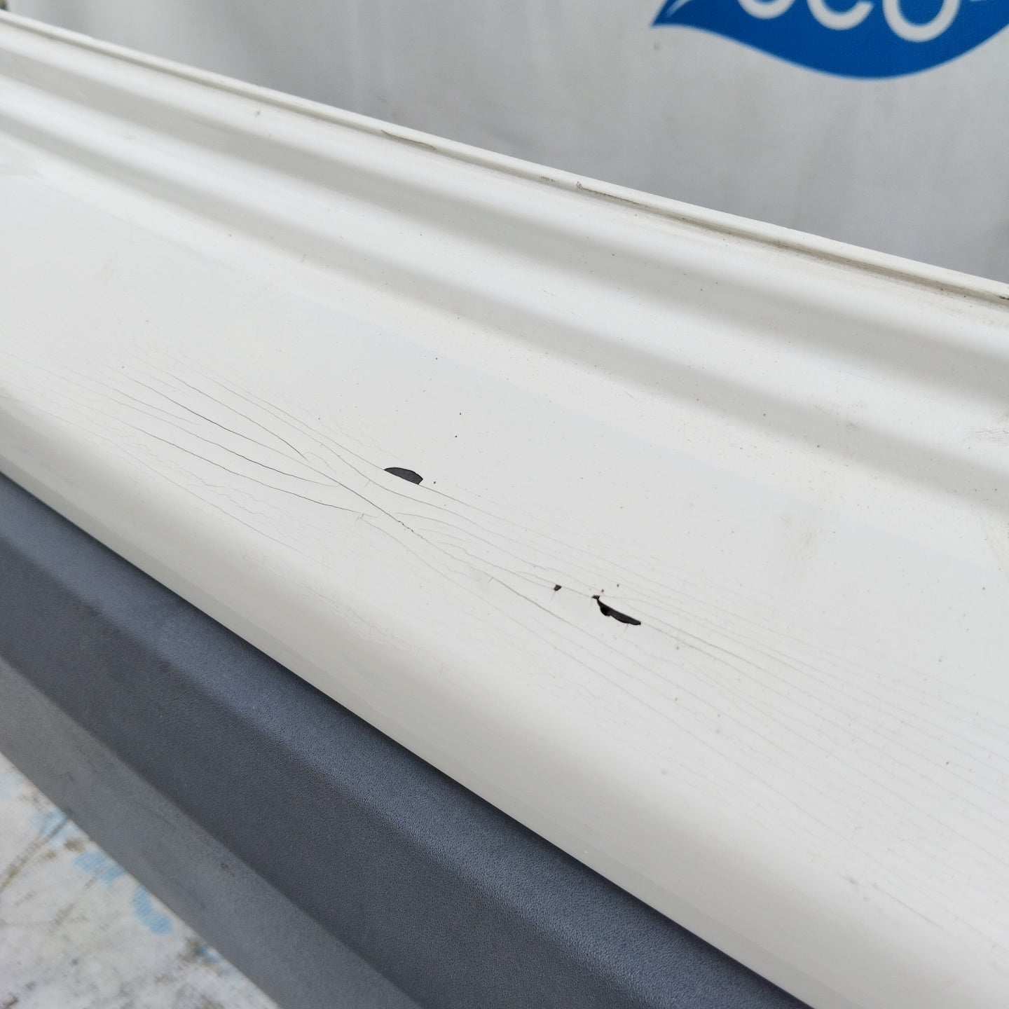 White Rear Bumper Fiat New Panda ecoAG5089