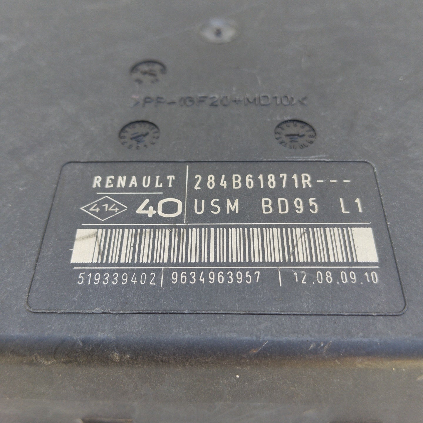 Bordcomputer Renault Megane 1.5 DCI 2010 Code: 284b61871r ecoAG5096