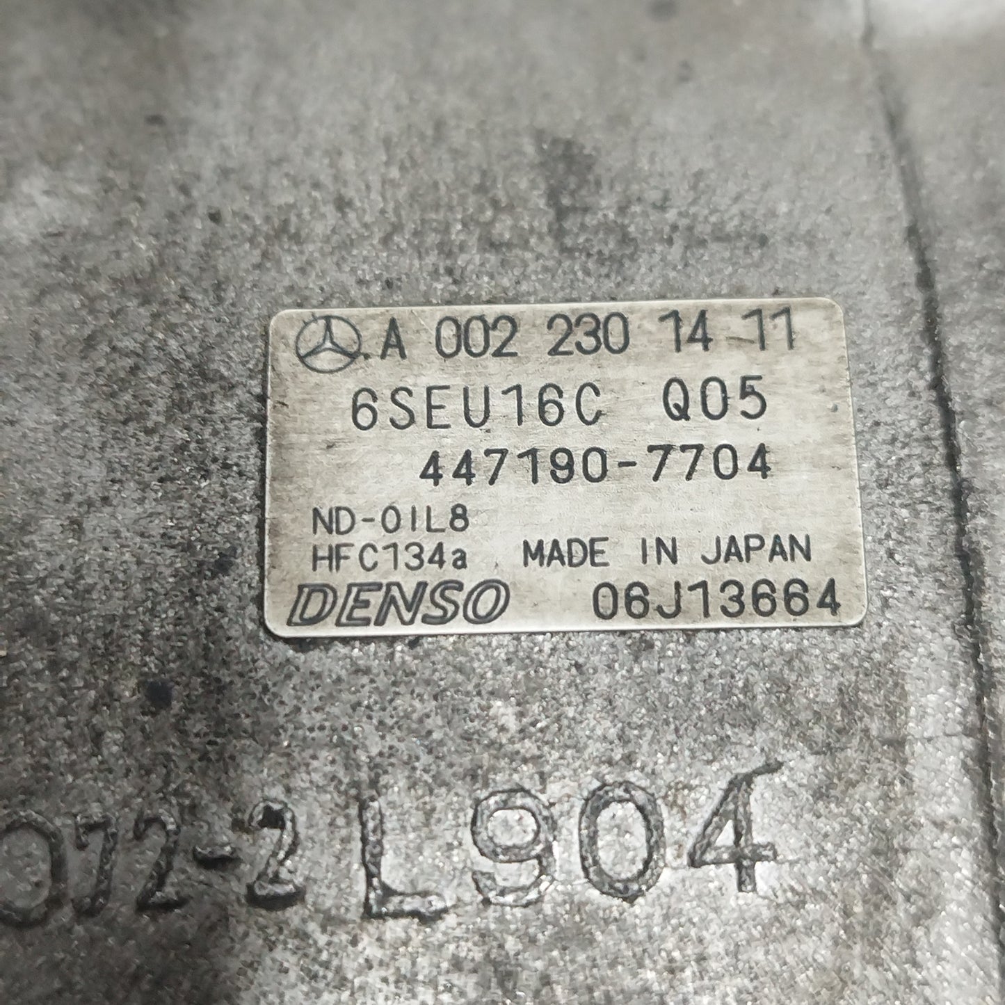 Compressore A / C Mercedes classe A W169 2.0 D cod: A0022301411 ecoAC8192