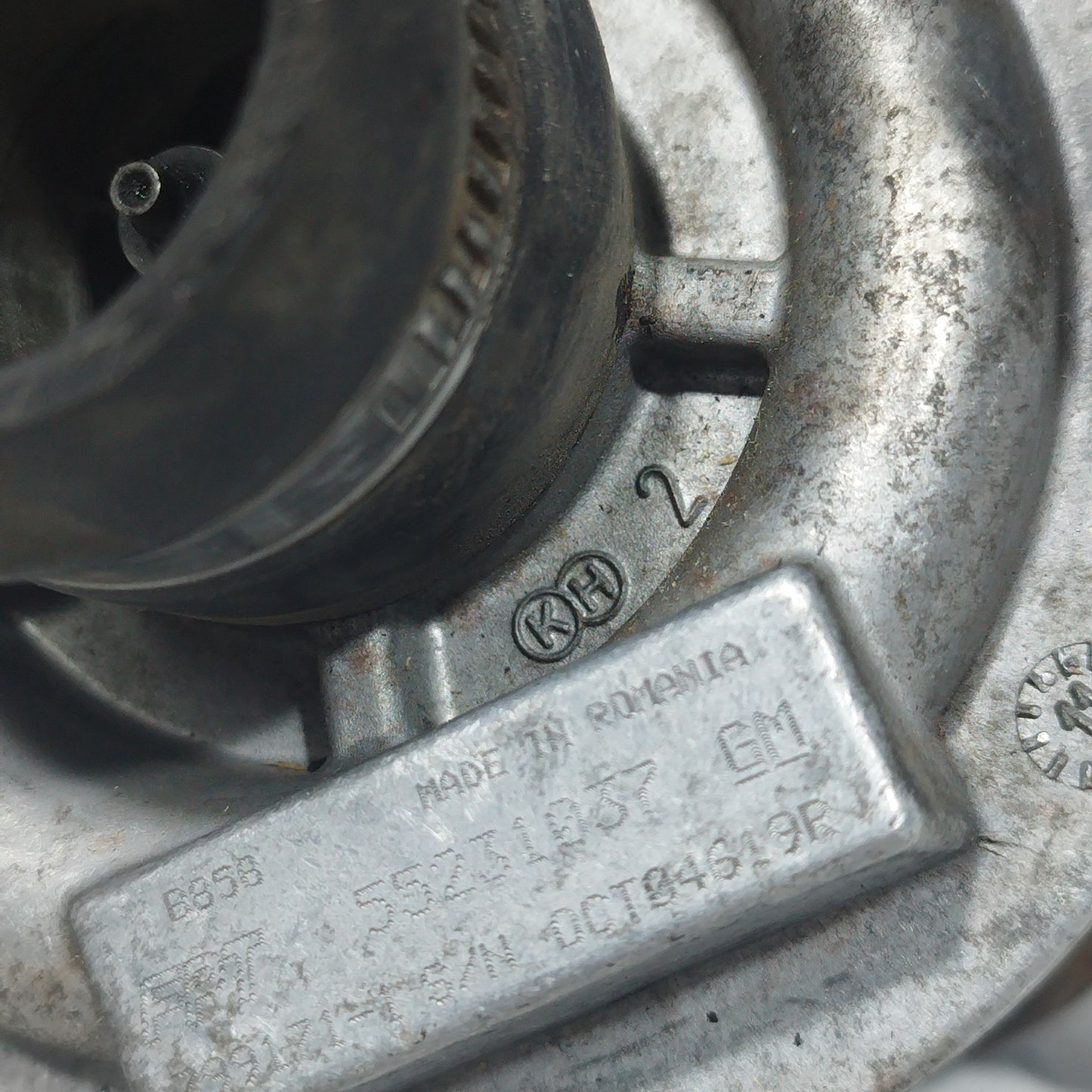 Garrett Turbolader Fiat Grande Punto 1.3 MTJ 75 PS 2011 Code: 55231037 ecoAC8193