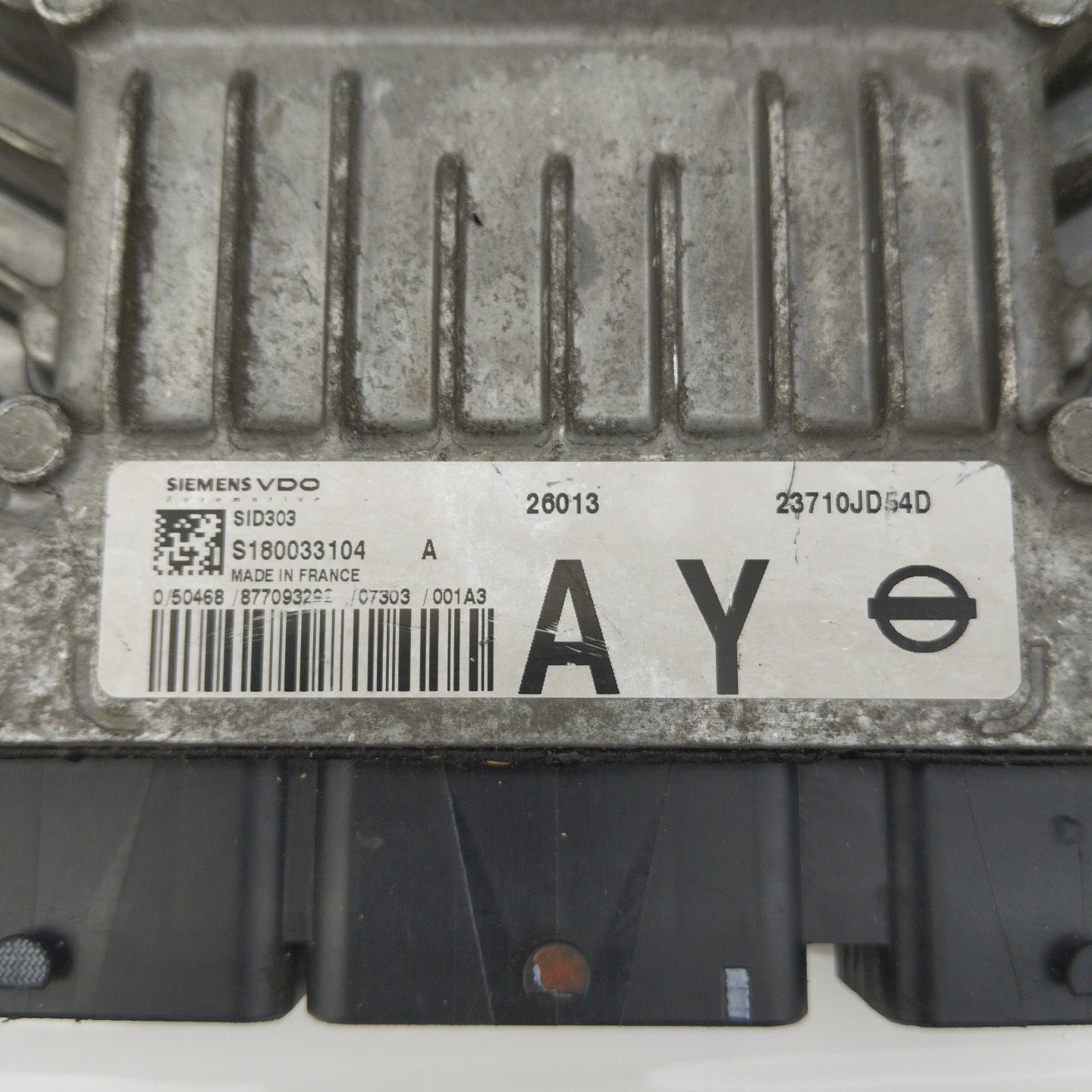 Nissan Qashqai 1.5 DCI 2010 engine control unit code: s180033104 ecoAG5155