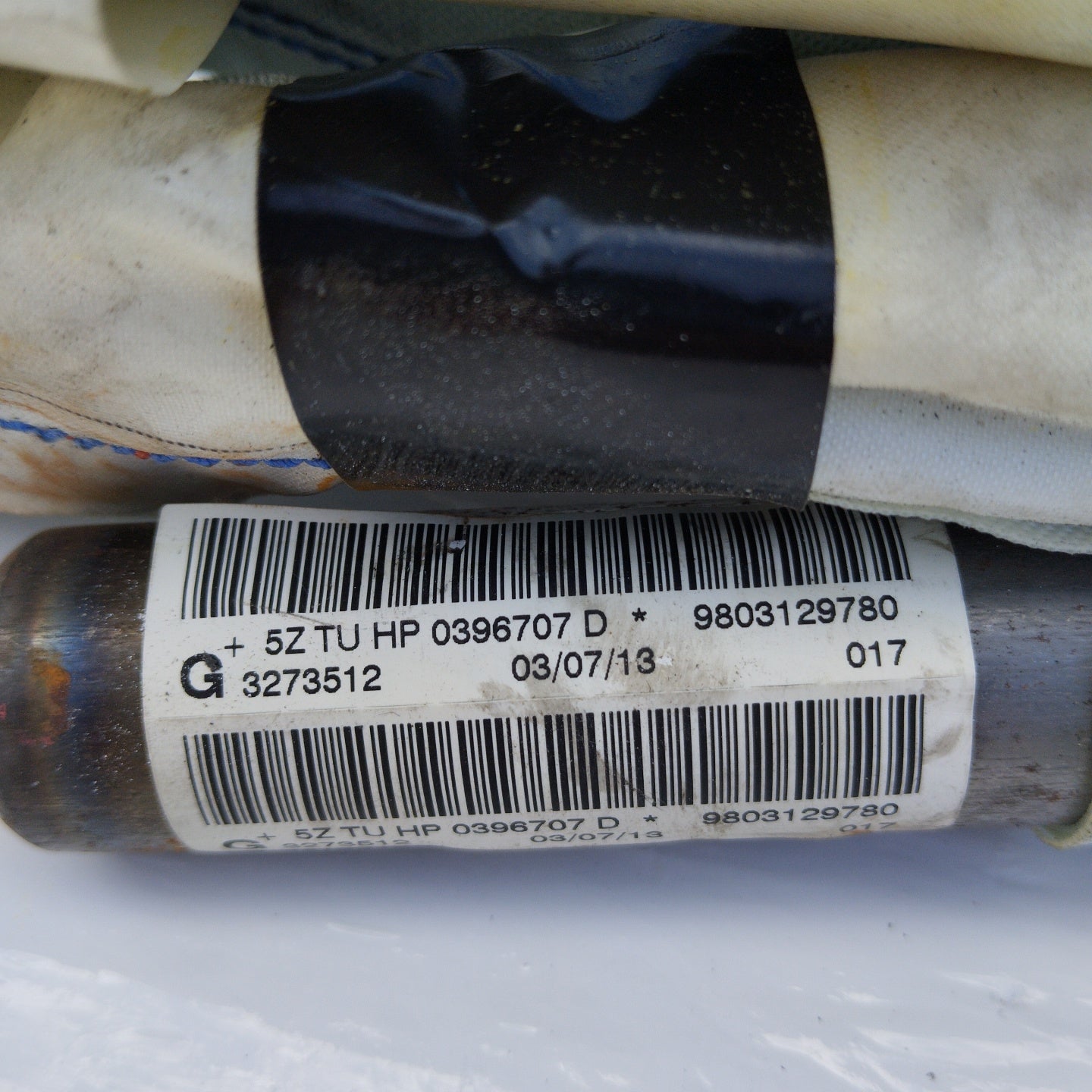 Left side curtain airbag Citroen C3 Picasso code: 9803129780 ecoAG5166