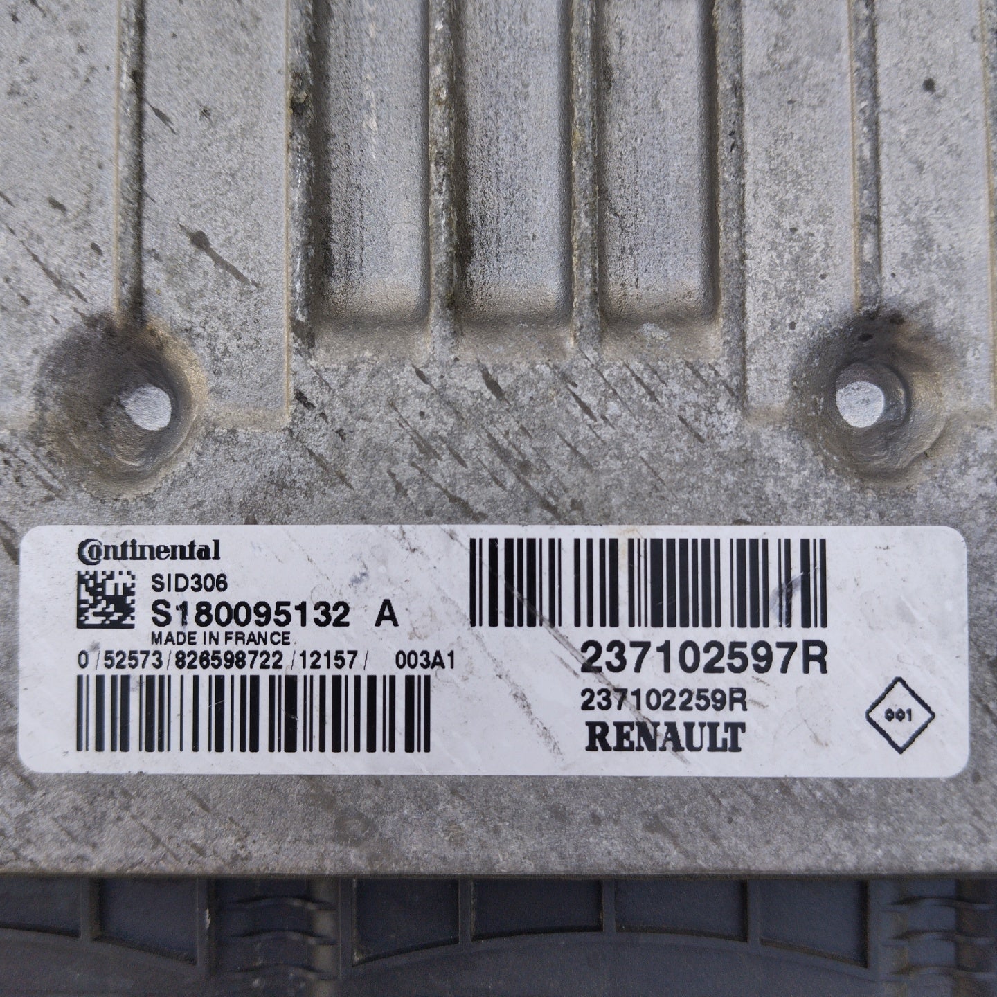 Dacia Lodgy 1.5 DCI 2012 engine control unit code: s180095132A SID306 ecoAG5183