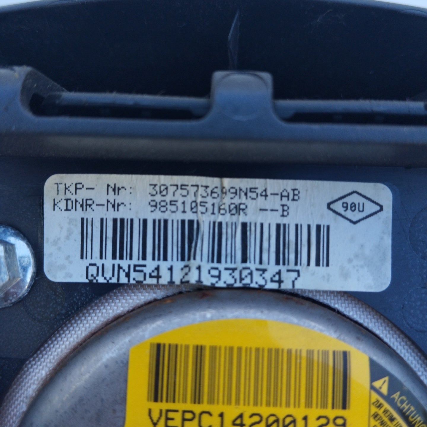 Airbag volante Dacia Lodgy 2012 cod: 985105160R ecoAG5193