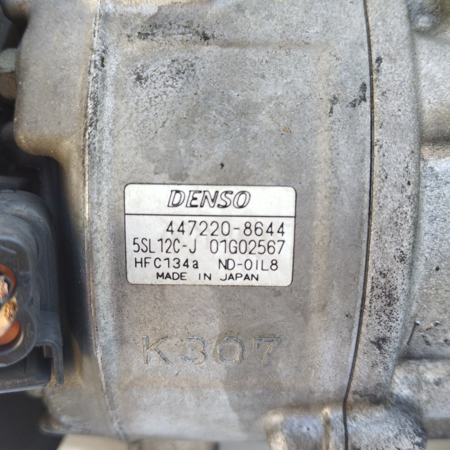 Air conditioning compressor Alfa Romeo 147/ Fiat Stilo 1.9 JTD code 447220-8644 ecoAG5204