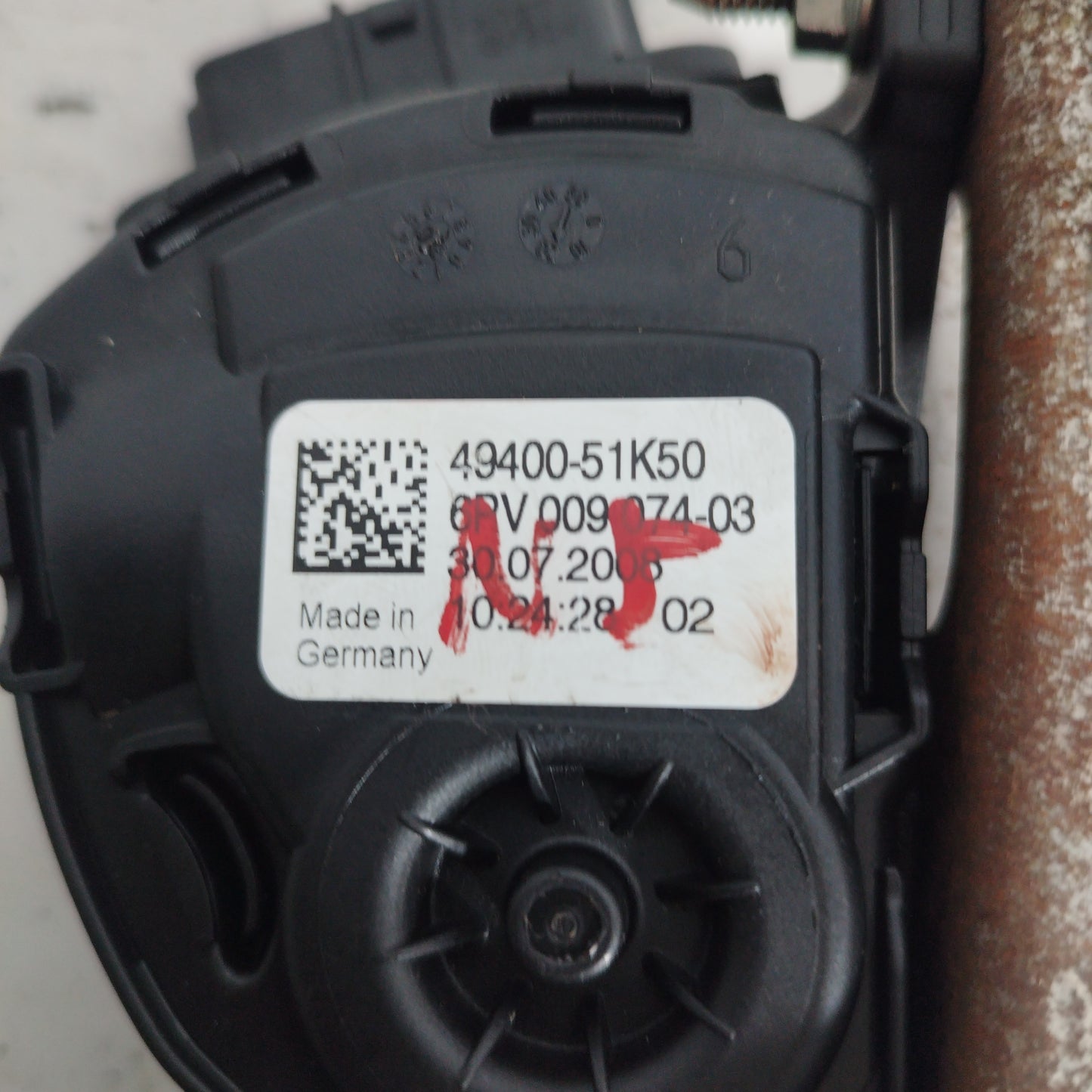 Accelerator pedal Suzuki Swift 1.3 D 2008 cod: 49400-51k50 ecoAC8307