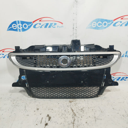 Front bumper center Smart fortwo black 451 2010 ecoAC8352