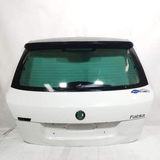 Portellone posteriore bianco Skoda Fabia 2012 ecoAC13937