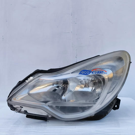 Left front headlight Opel Corsa D restyling model ecoAG7146 slightly scratched