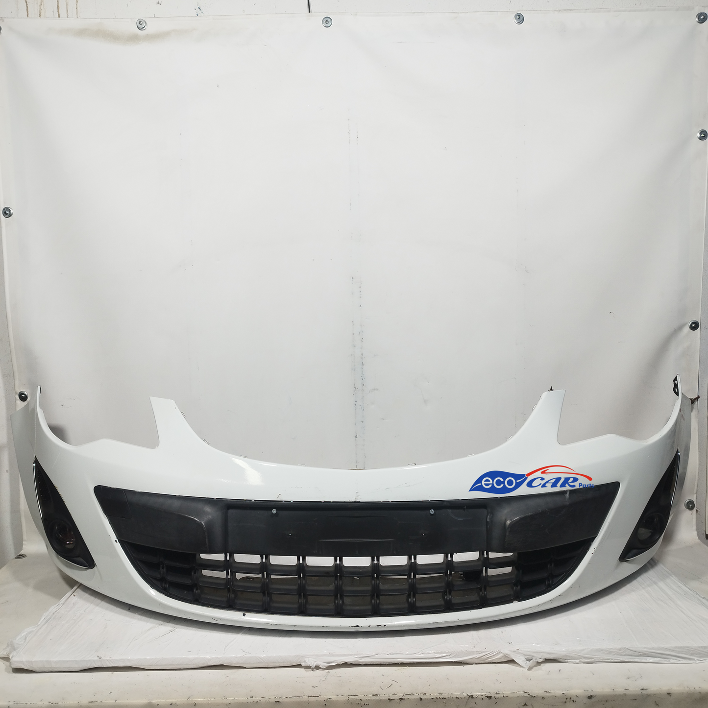 Weißer Frontstoßfänger Opel Corsa D 2012 ecoAC13004