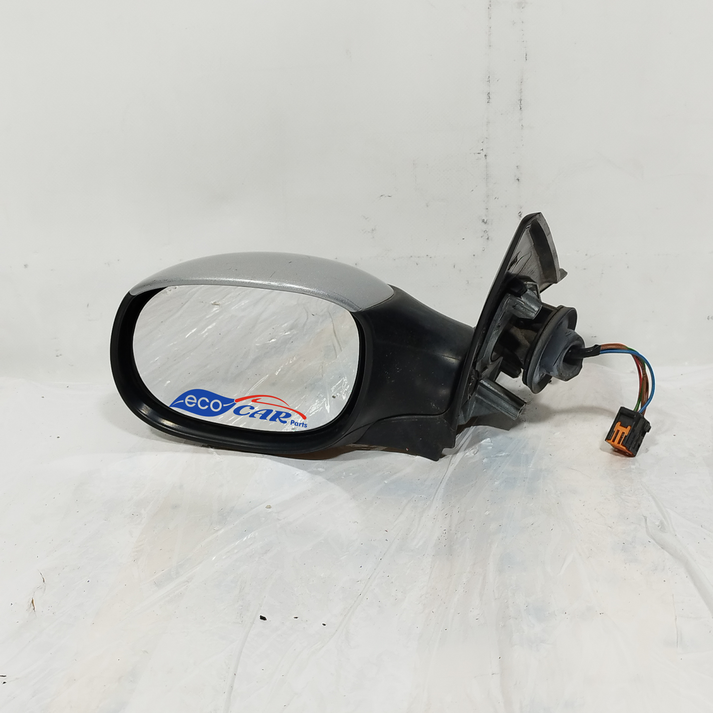 Elektrischer Außenspiegel vorne links, grau, Peugeot 206, Baujahr 2001, 5-adrig, ecoAC12868