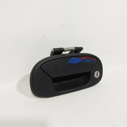 Black tailgate handle Fiat Doblo 2007 ecoAC11646