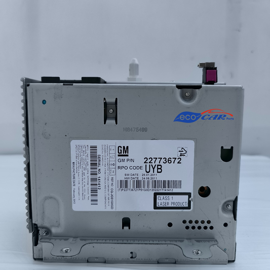 Autoradio Chevrolet Cruze anno 2008-2013 Codice: 22773672 ecoAG7008