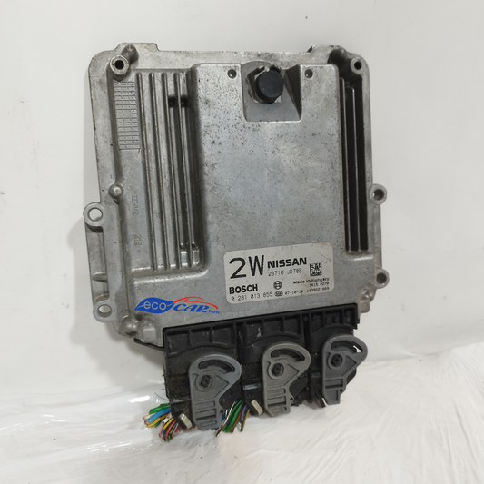 Nissan Qashqai 2.0Dci 2008 Motorsteuergerät-Code: Nissan 23710JD78B - Bosch 0281013855 ecoAC12942