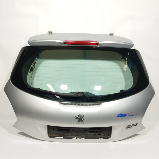 Portellone posteriore grigio argento Peugeot 208 2015 ecoAC11265