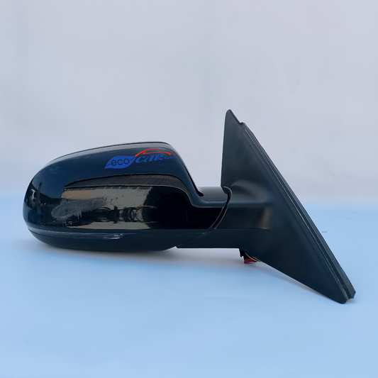 Schwarzer rechter Außenspiegel Audi A4 B8 Baujahr 2010 6-adrig ecoAG6387