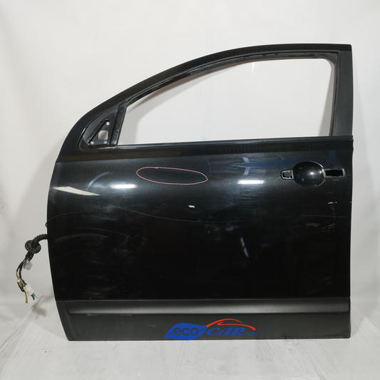 Schwarze linke Vordertür Nissan Qashqai 2009 ecoAC12148