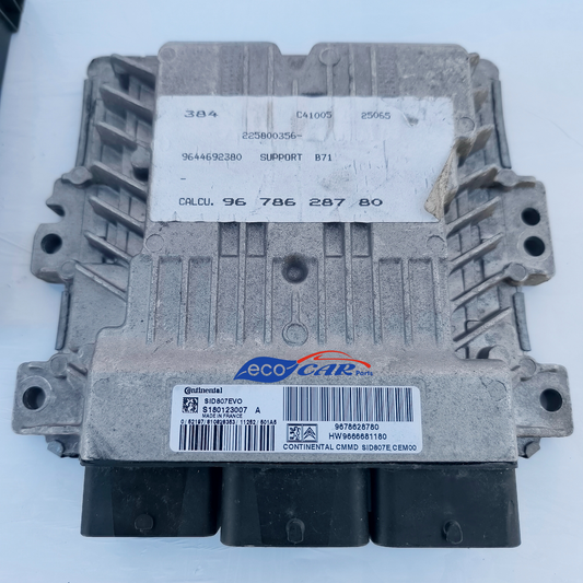 Zündkit Citroën C4 1.6 HDI 2012 Cod. s180123007A SID807EVO ecoAG6438