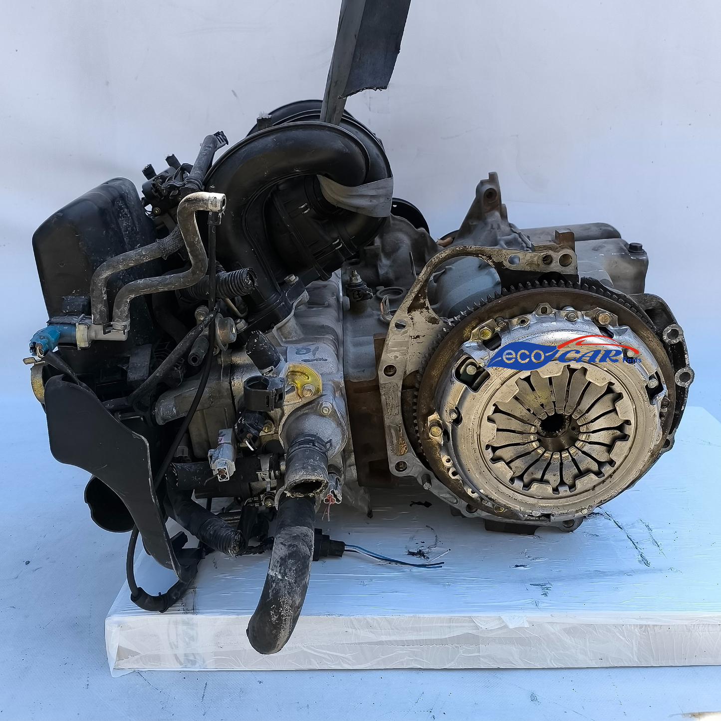 Toyota Yaris 1.3 VVT 2004 engine code: 2SZ ecoAG7209 aluminum oil pan and four-pin pump