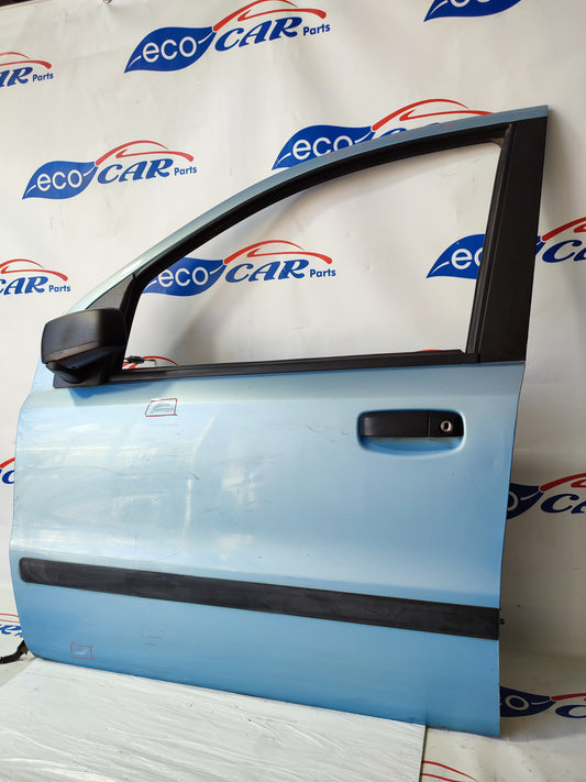Light blue left front door Fiat Panda 169 2007 ecoAG2208