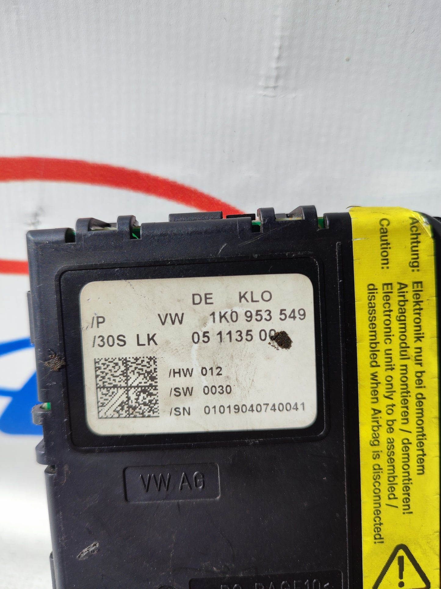 Volkswagen Golf 5 power steering control unit code: 1k0953549 ecoAG2224