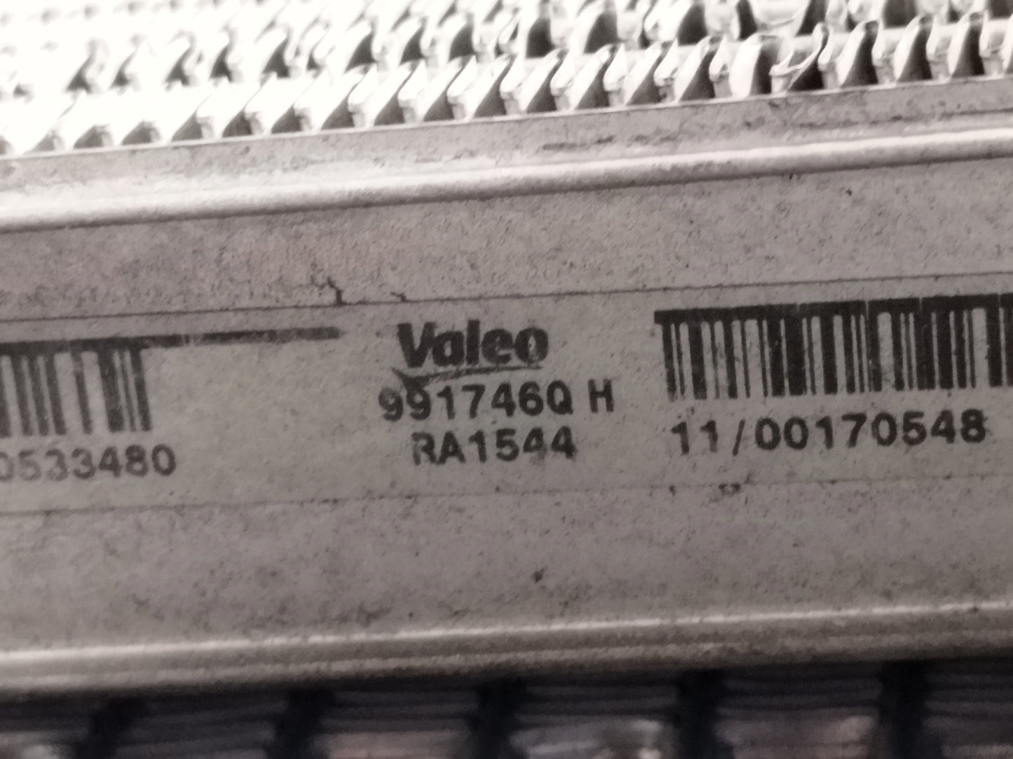 Kühlersatz mit Ladeluftkühler Peugeot 3008 1.6 HDI 2011 Code: 991747QH ecoAC9607