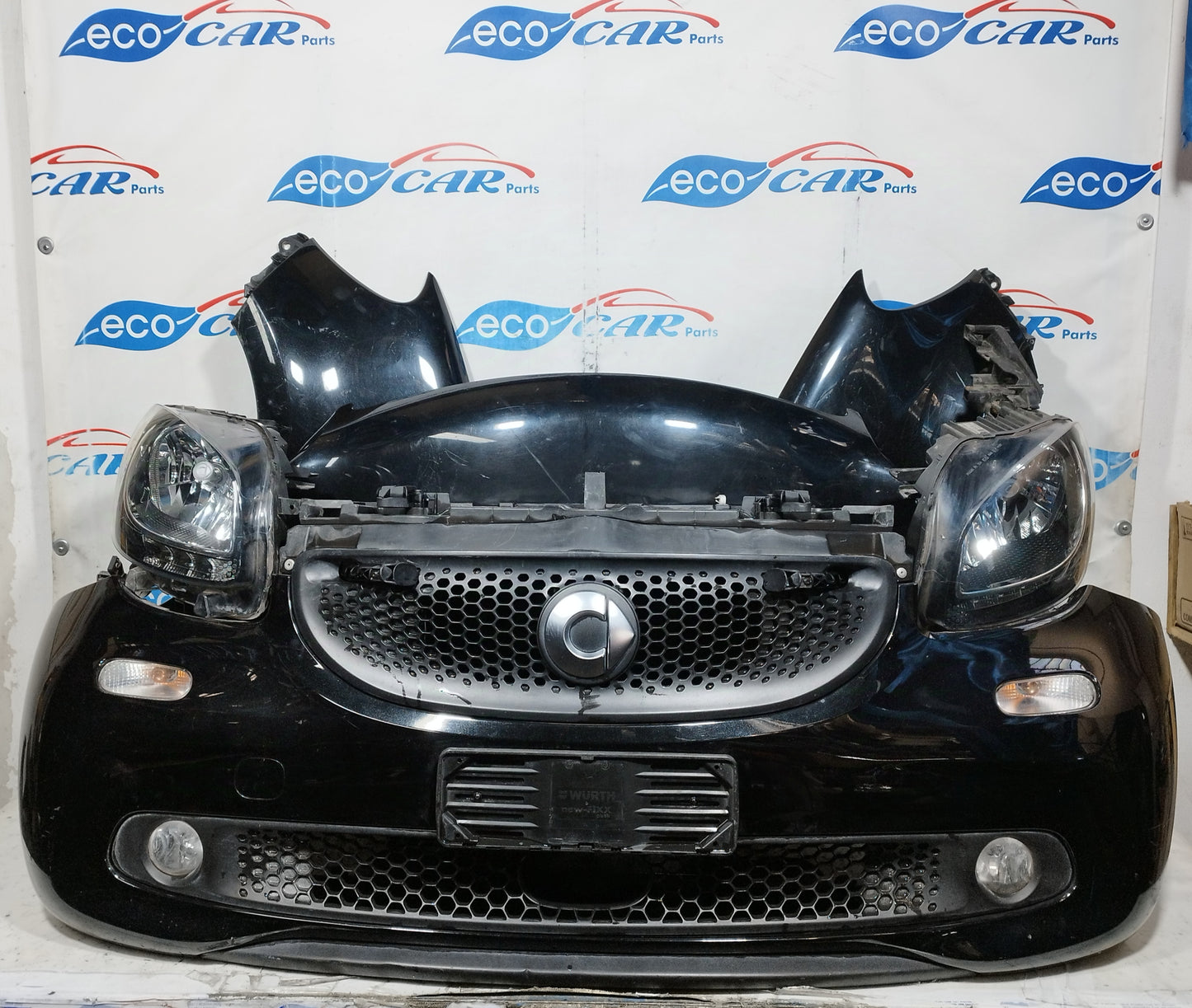Lamierato anteriore nero Smart ForFour 453 2014 ecoAC10730