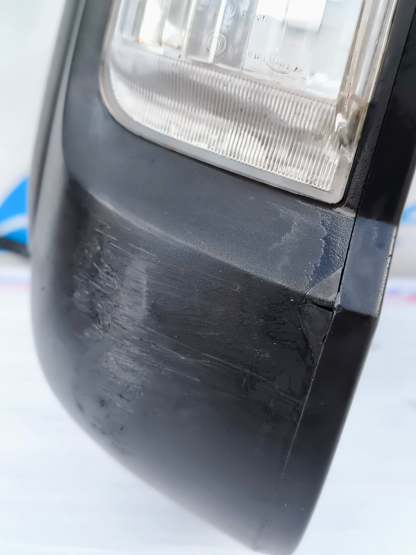 Left mirror black plastic Fiat Ducato 2018 8 wires ecoAG5955