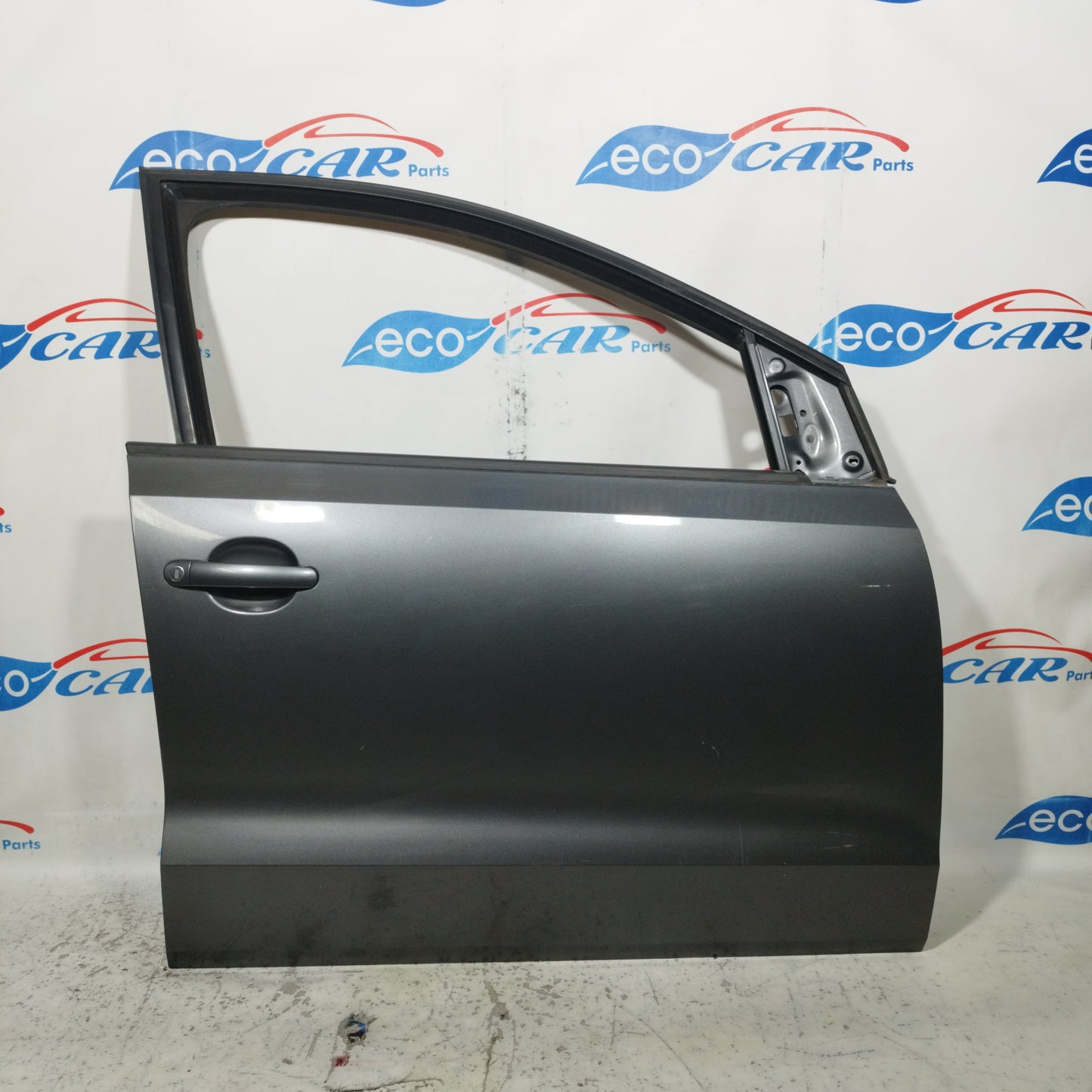Vordere rechte Tür, grau, Volkswagen Polo 2012 ecoAC9344