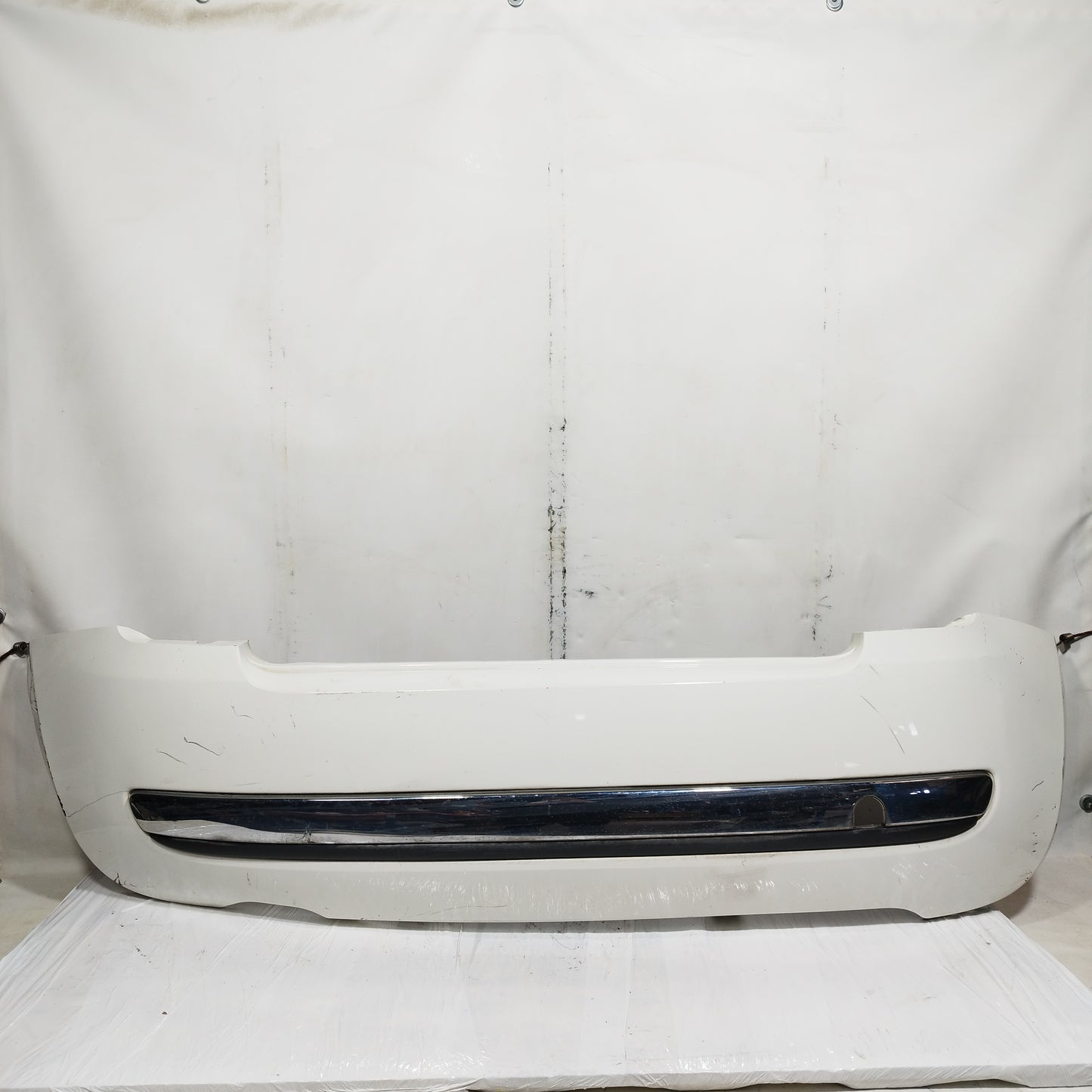 Paraurti posteriore bianco Fiat 500 (312) 2007-2015 ecoAC15379