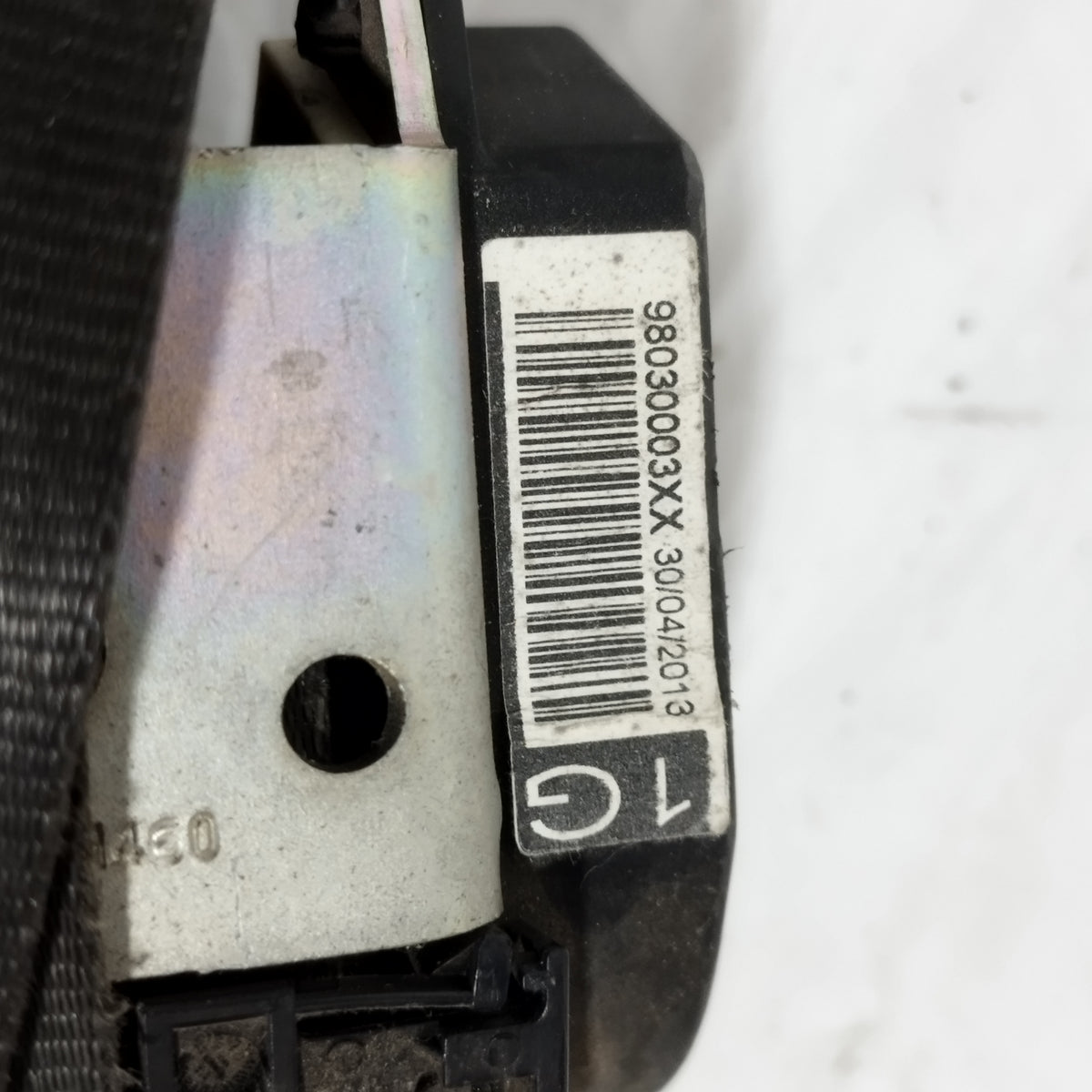 Cintura di sicurezza anteriore sx Peugeot 208 I (CA / CC) 2012-2019 cod: 98030003xx ecoAC17028