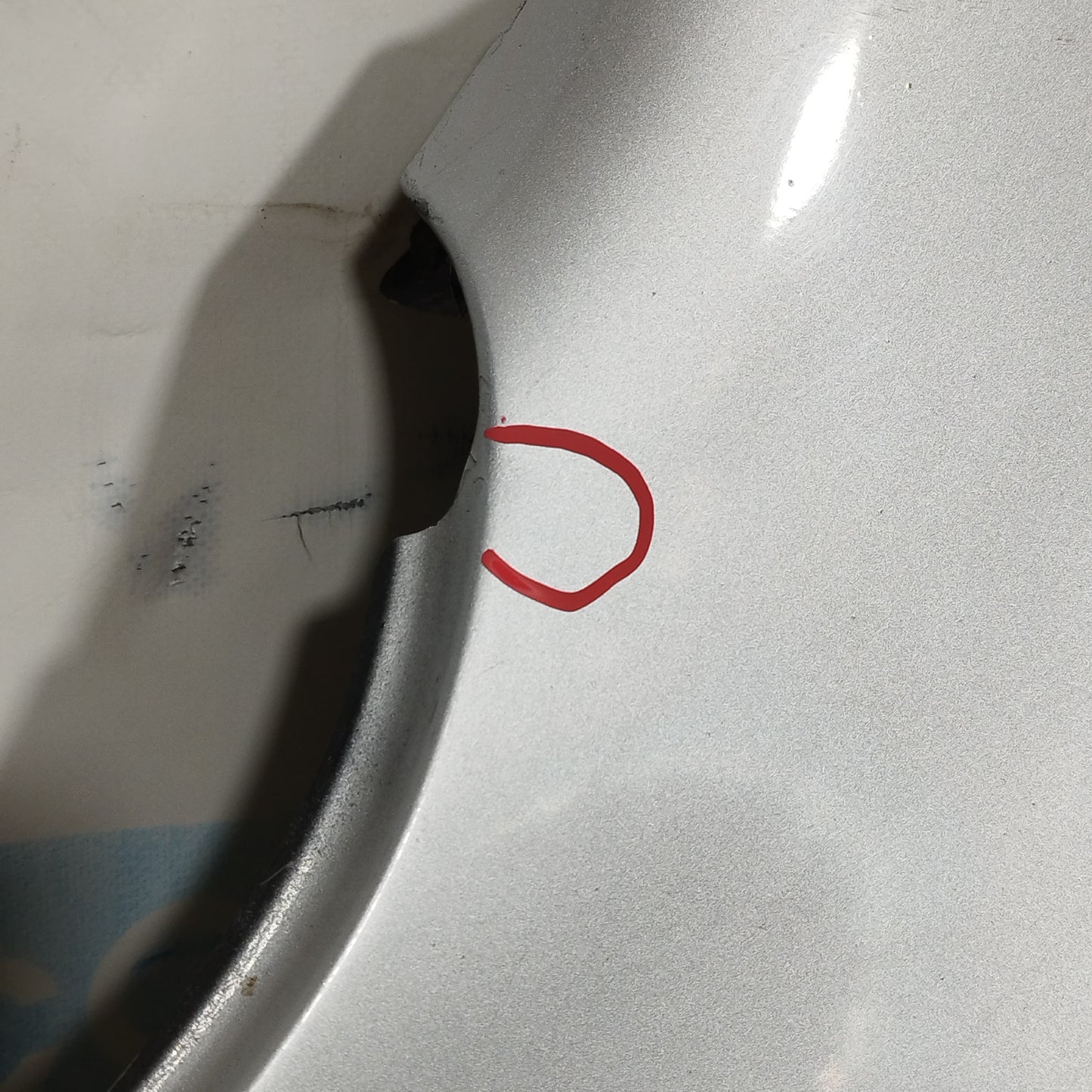 Parafango anteriore sx grigio argento Fiat New Panda 2014 ecoAC11193