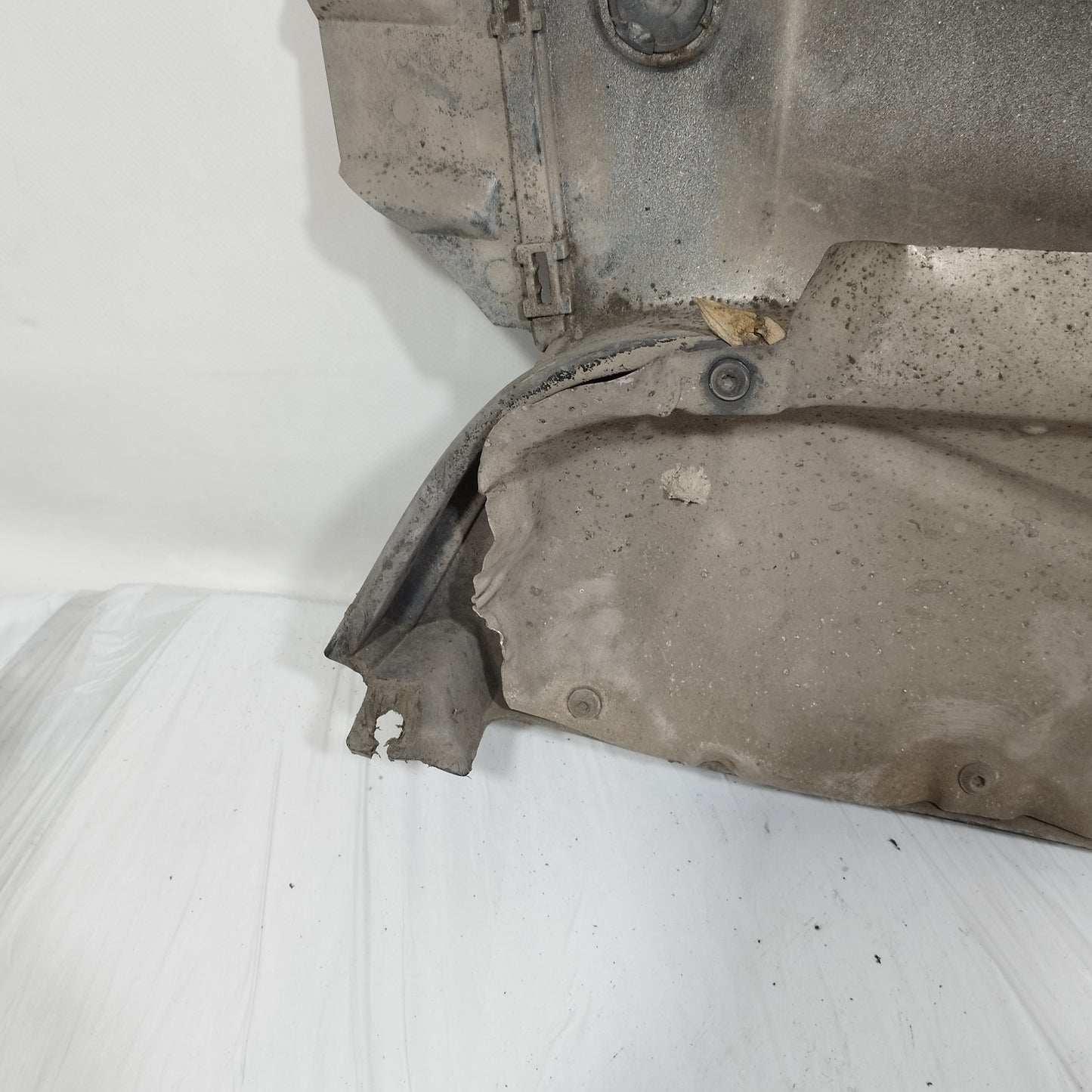 Rear central bumper silver gray Smart Fortwo 450 2004 ecoAC3183