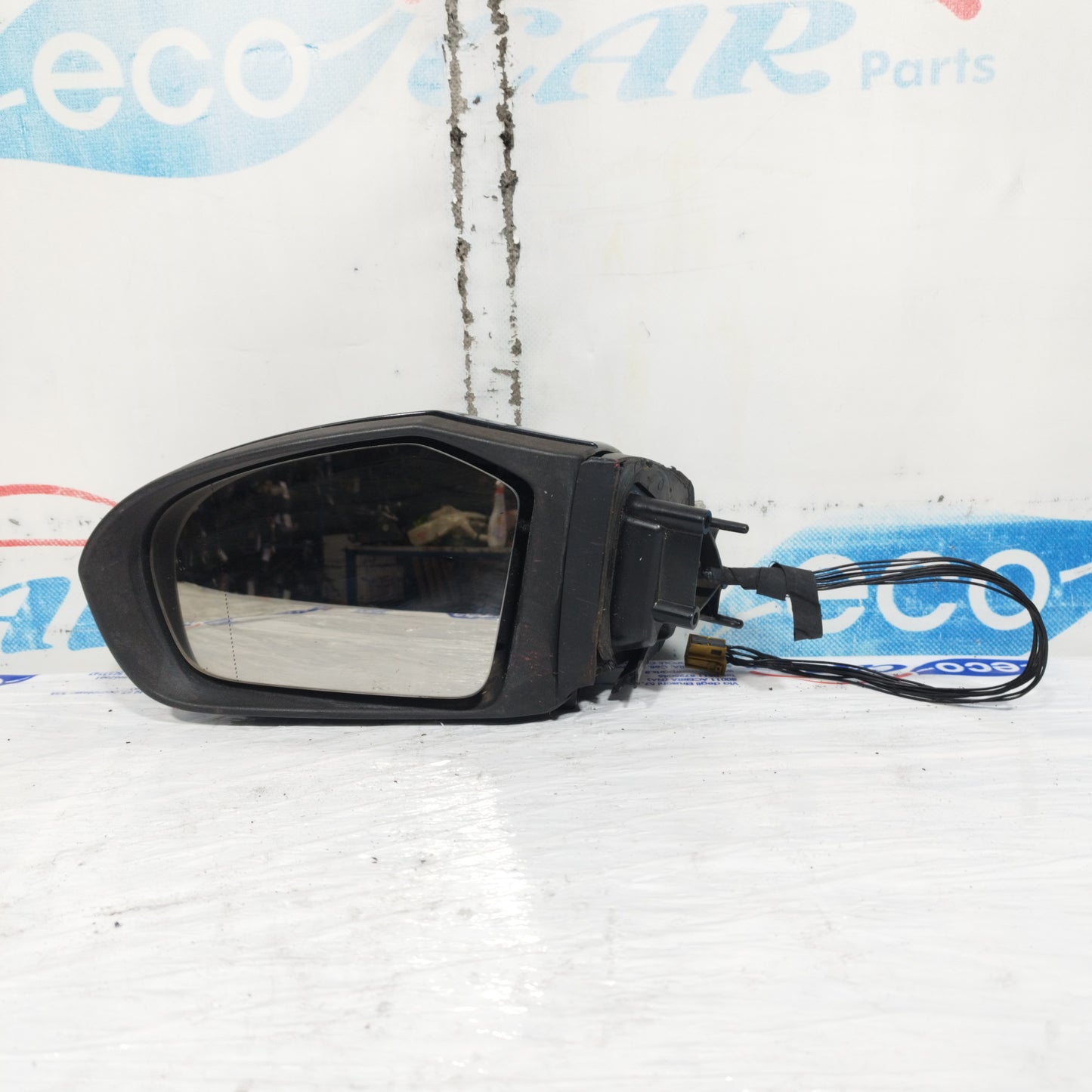 Elektrisch verstellbarer linker Außenspiegel, 9-adrig, anklappbar, schwarz, Mercedes A-Klasse W169, Baujahr 2006, ECOAC7582