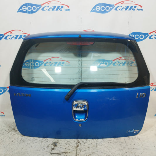 Hyundai i10 2009 ecoAC9666 Elektrische blaue Heckklappe