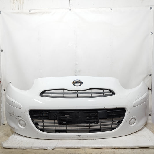 Paraurti anteriore bianco Nissan Micra K13 2010-2013 ecoAC16801
