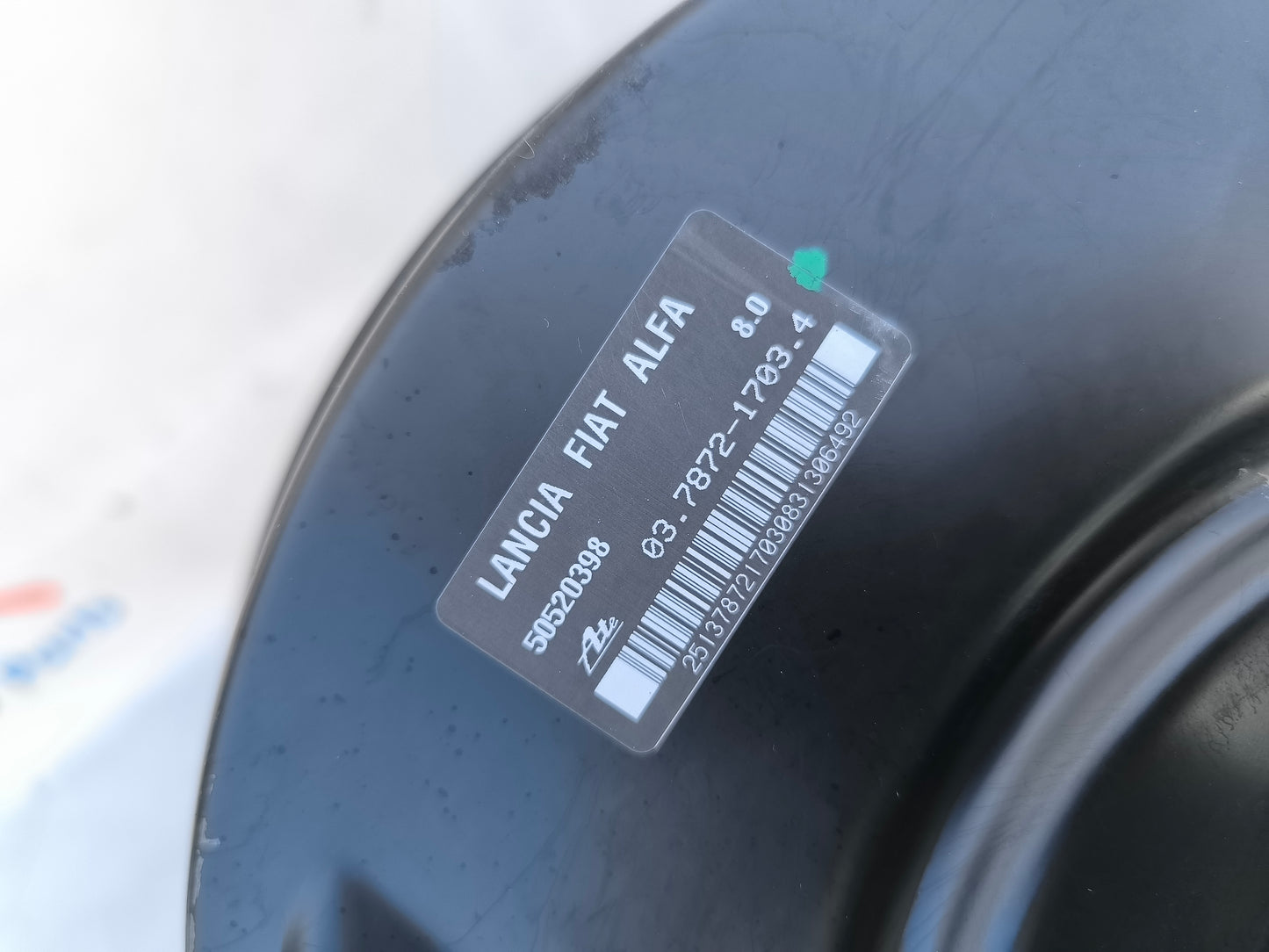 Brake booster Alfa Romeo Giulietta 1.6 JTDM code: 50520398 ecoAG5869