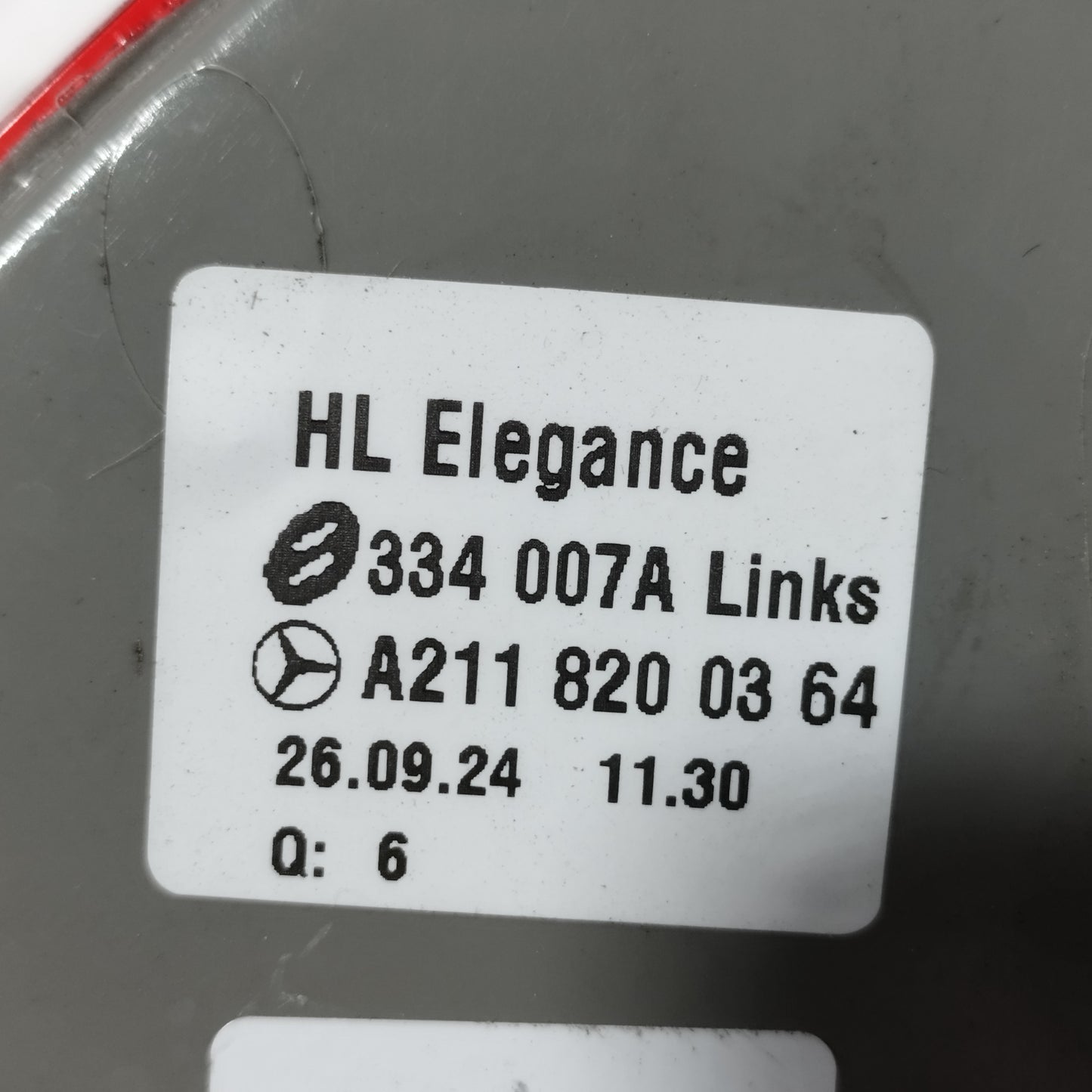 Linke Rückleuchte Mercedes E-Klasse W211 2005 Code: A2118200364 ecoAC14032