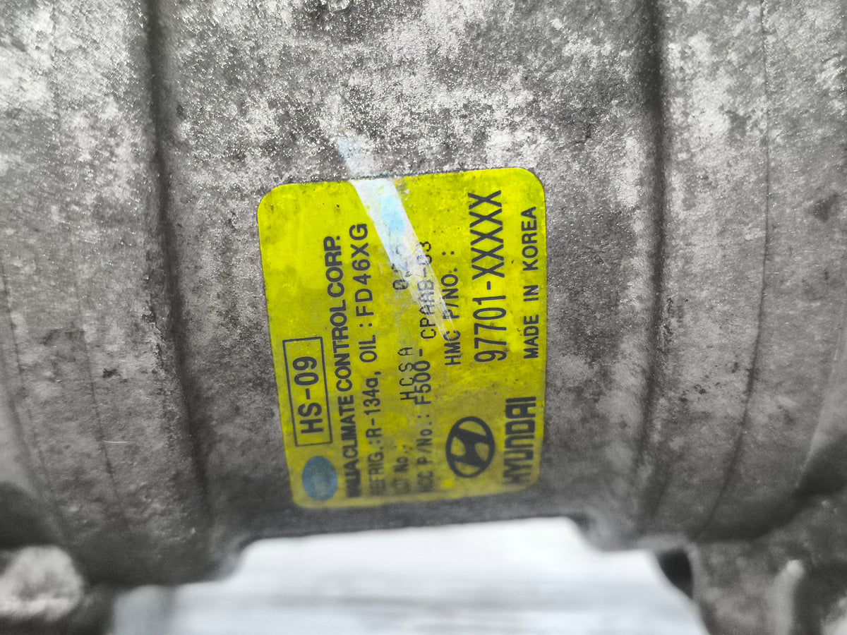 Compressore aria condizionata Hyundai I10 I (PA) 1.1 B 2008-2013 cod: 97701-XXXXX ecoAG9886