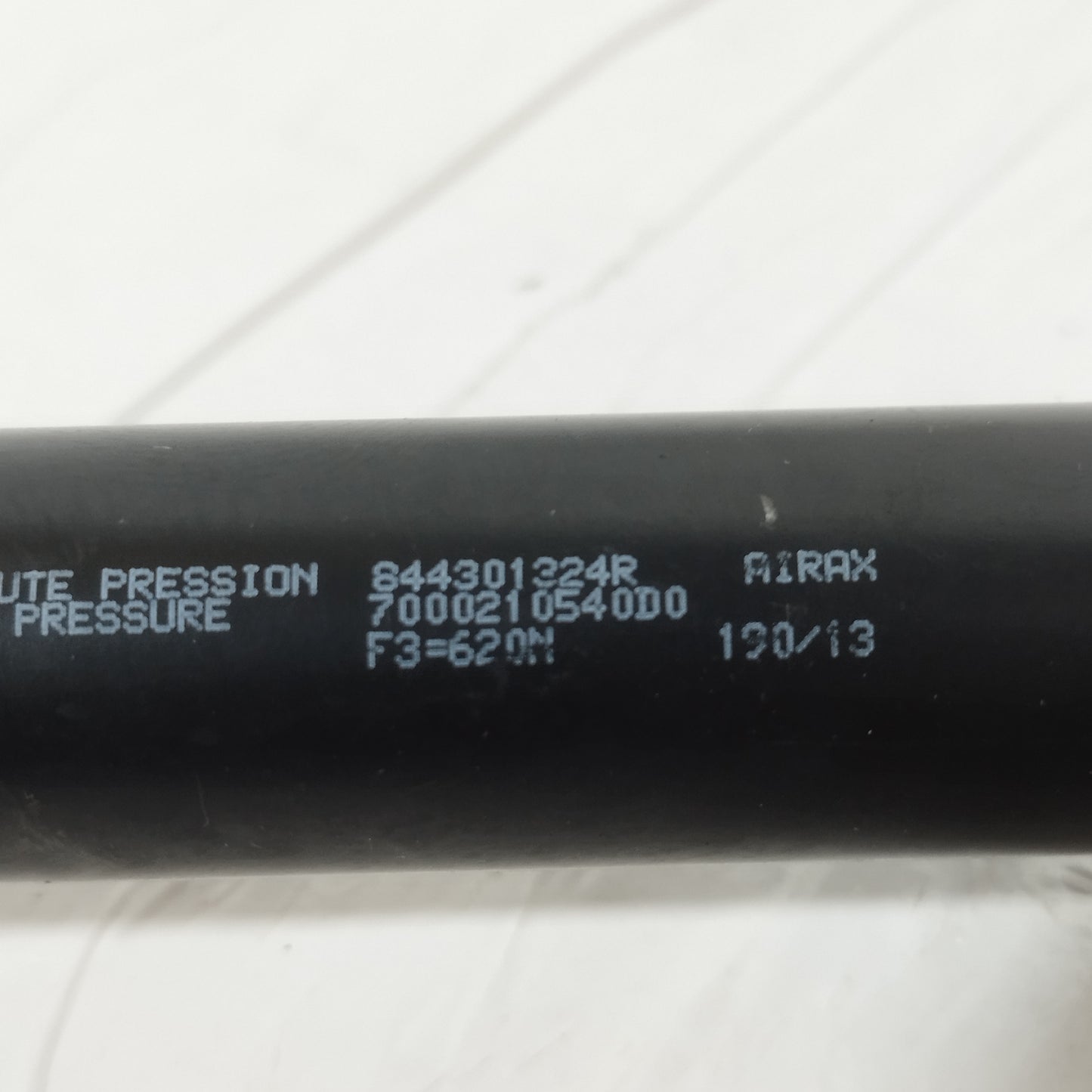 Stoßdämpfer für die Heckklappe des Renault Captur (Baujahr 2013) Code: 844301324R ecoAC12136