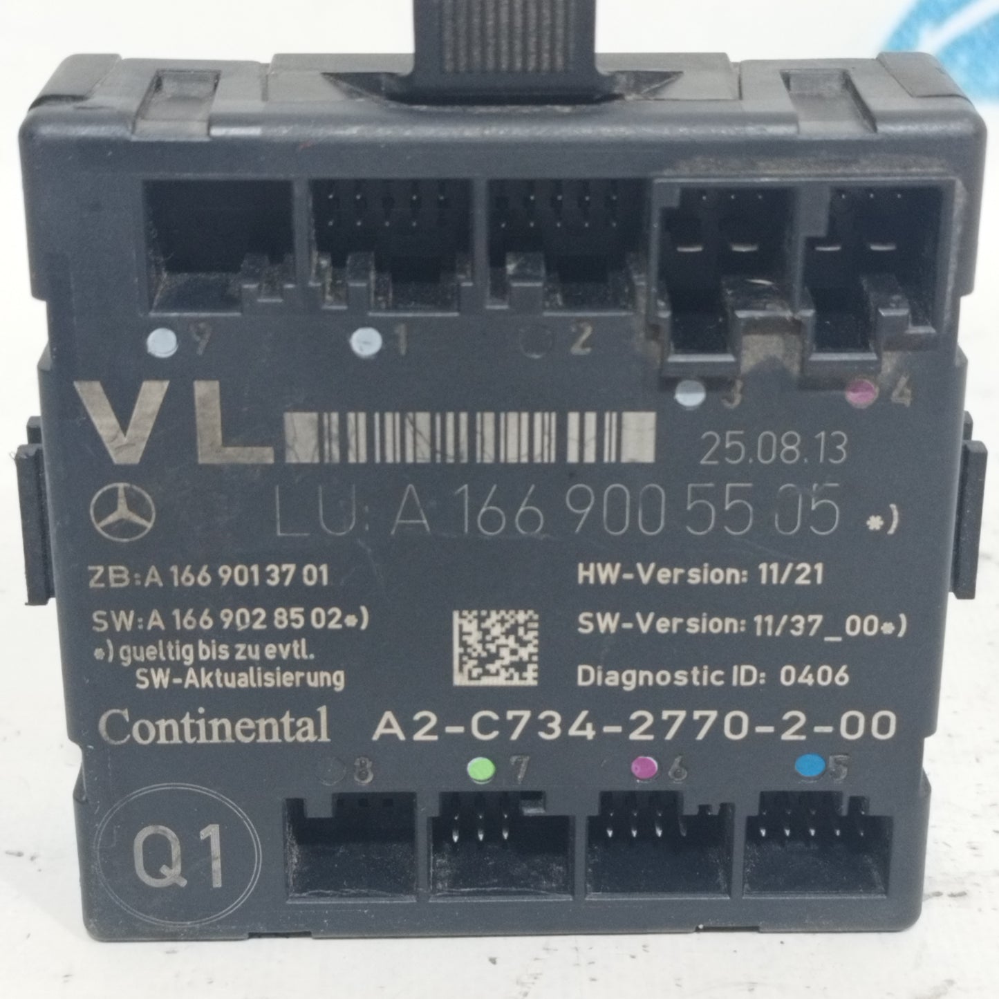 Centralina comfort porta anteriore Sx Mercedes Classe A W176 2012 cod: A1669005505 ecoAC8484