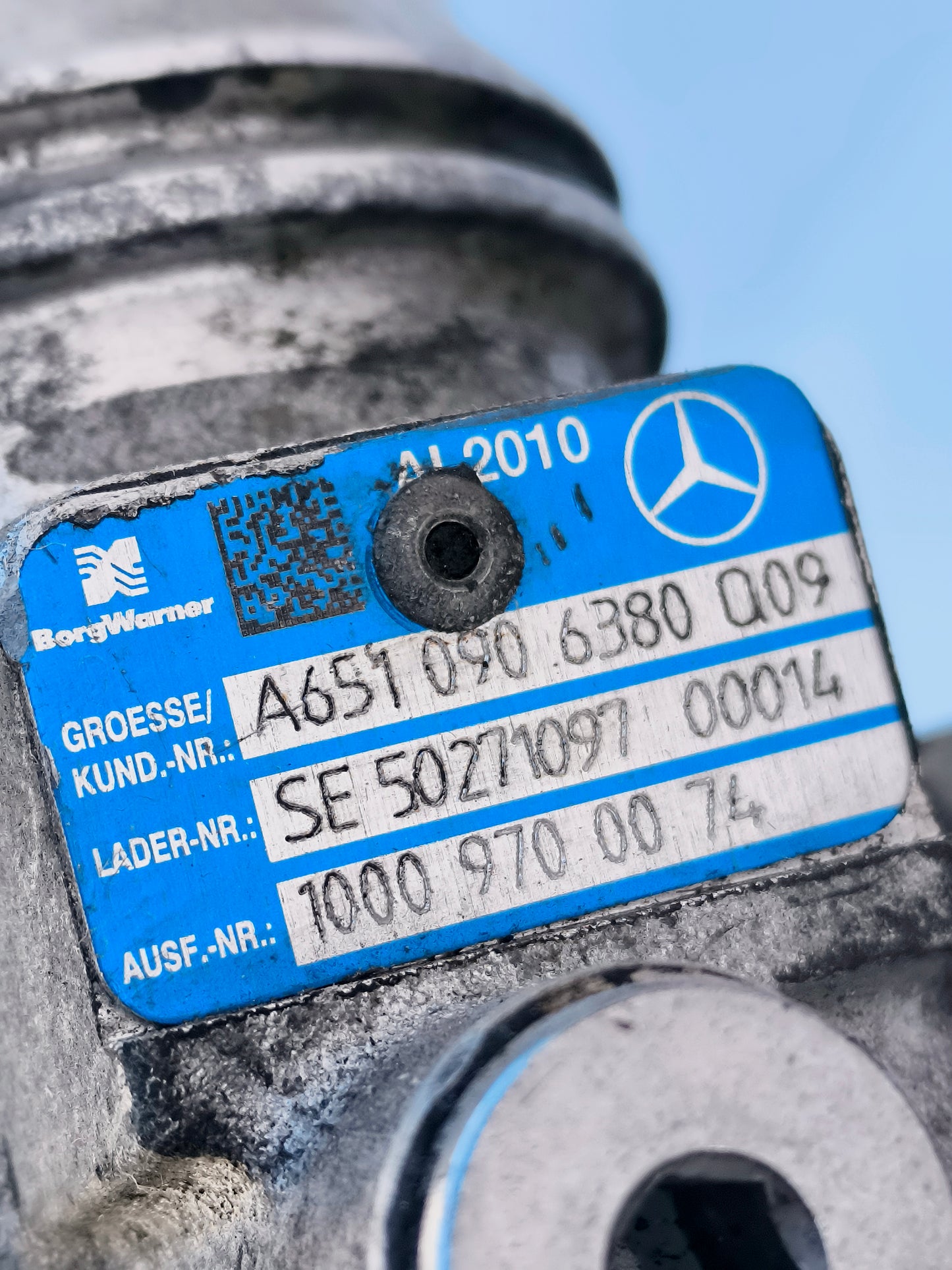 Biturbo Mercedes Sprinter W906 2.2 D Cod.A6510900980 ecoAG6518