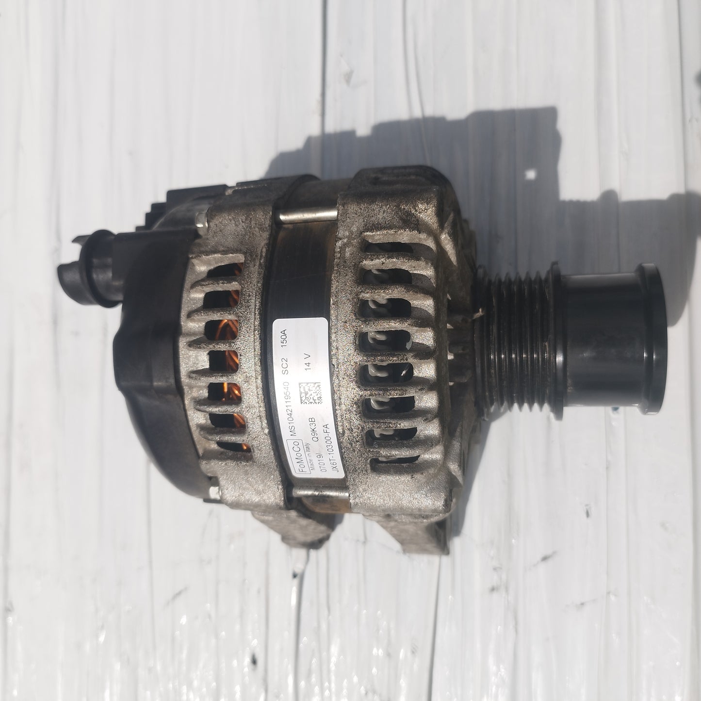 Alternatore Ford Focus IV 1.0 / 1.5 Ecoboost 3 cilindri 150A 2018-2025 1 pin cod: JX6T-10300-FA ecoAC15704