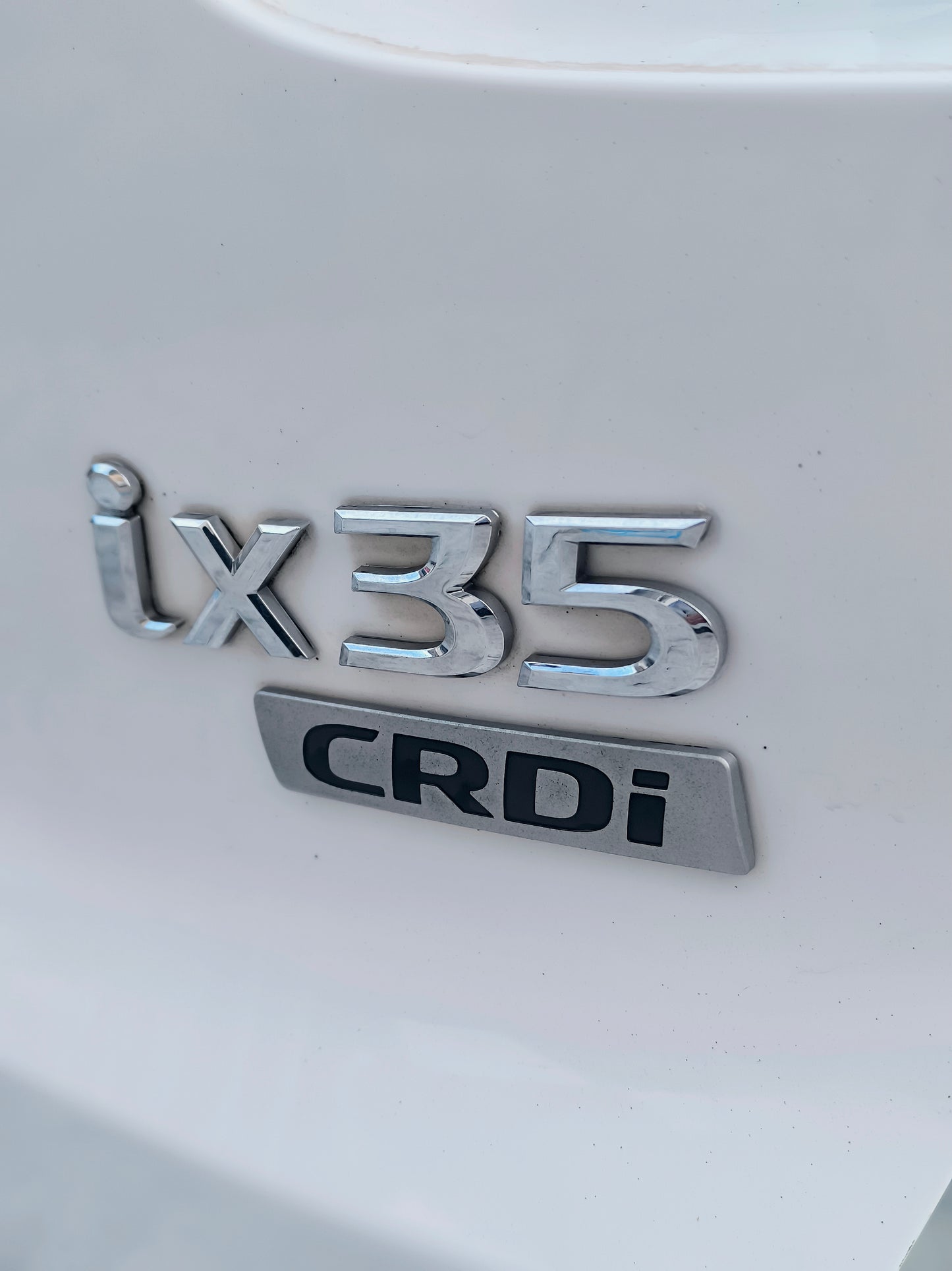 Weiße Heckklappe Hyundai IX35 2012 ecoAG6261