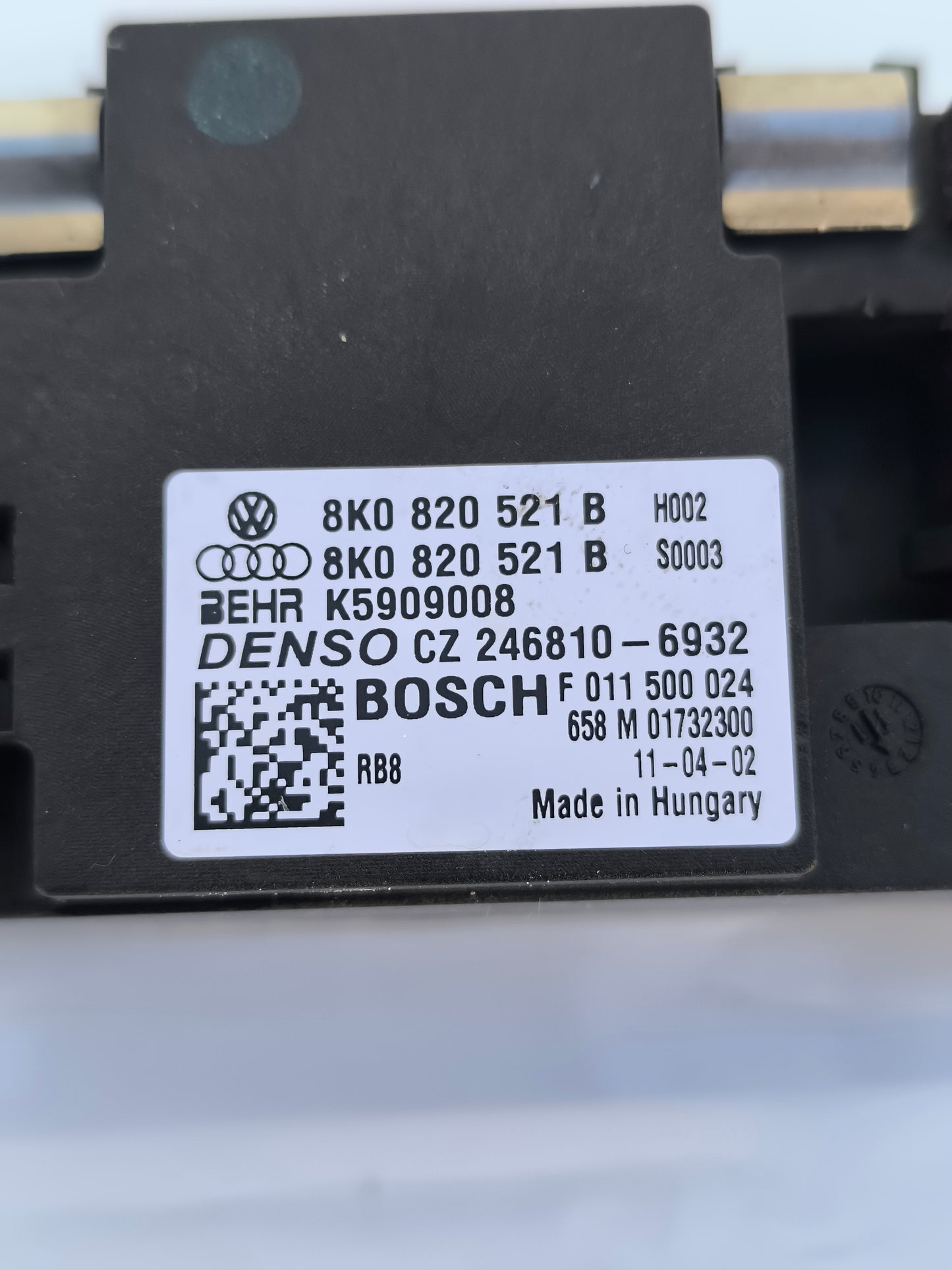 Modulo elettronico regolatore ventola abitacolo stufa Audi A4 anno 2008-2015 cod: 8K0820521B ecoAG7862