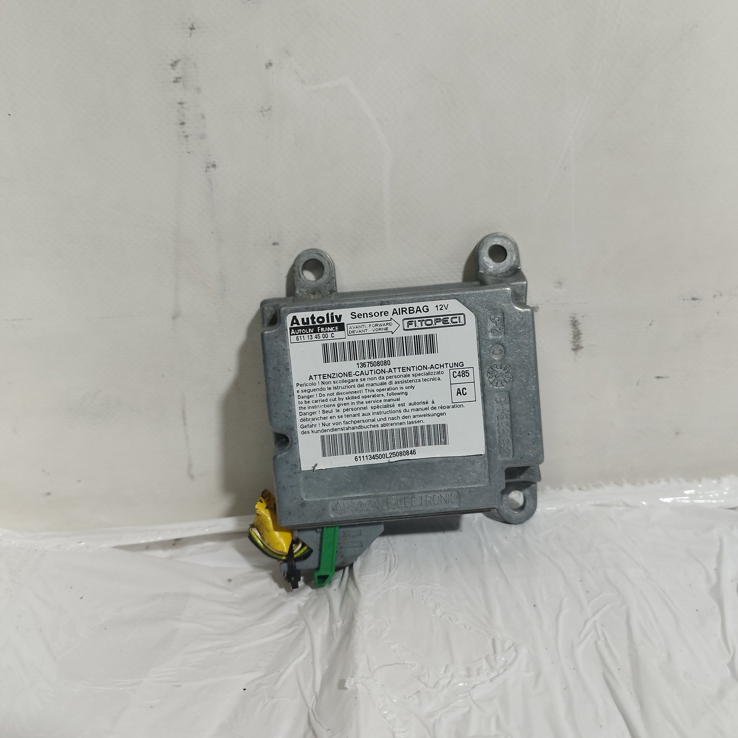 Centralina Airbag Fiat Fiorino (225) 2008-2019 cod: 611134500C / 1367508080 ecoAC15726