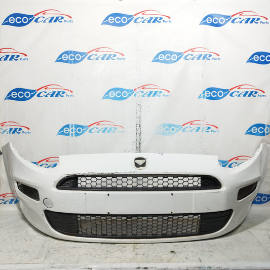 White Front Bumper Fiat Punto Evo 2012 ecoAC10011
